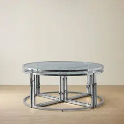 Raquelle II Coffee Table - Silver