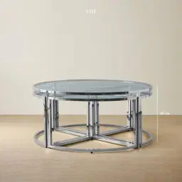 Raquelle II Coffee Table - Silver