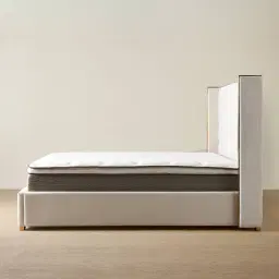 Gertrude Cream Velvet King Bed