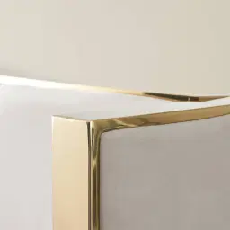 Gertrude Cream Velvet Queen Bed