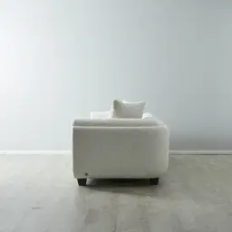 Phylis Cream Boucle 3-Seater Sofa