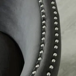 Vogue Charcoal Velvet Chair