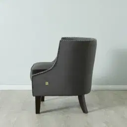 Vogue Charcoal Velvet Chair