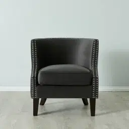 Vogue Charcoal Velvet Chair