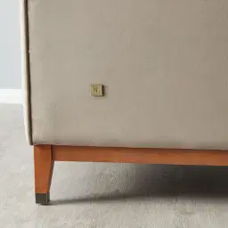 Astoria III Beige Velvet Occasional Chair