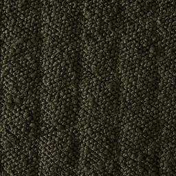 Quinn Olive Green Boucle Bar Stool - Brass Colour Legs