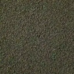 Quinn Olive Green Boucle Dining Chair  - Brass Colour Legs