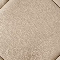 Regal Taupe Leather 3-Seater Sofa 