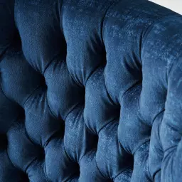Dolly Navy Blue Velvet Occasional Chair II