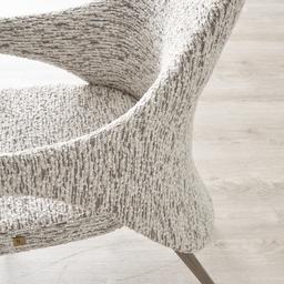 Selma Granite Boucle Dining Chair 