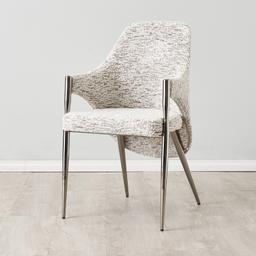 Selma Granite Boucle Dining Chair 