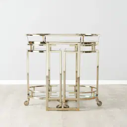 Declan Gold Bar Cart