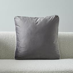 Vesper Silver Grey Velvet  Cushion 50x50