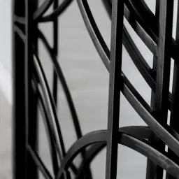 Buchannan Rectangle Mirror - Black