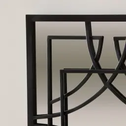 Buchannan Rectangle Mirror - Black