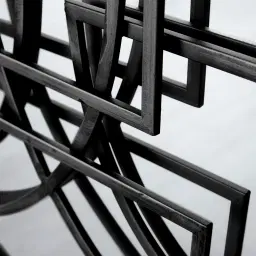 Buchannan Rectangle Mirror - Black