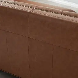 Russell Vintage Tan Leather 3-Seater Sofa