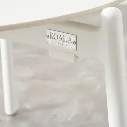 Lana White Round Outdoor Side Table 