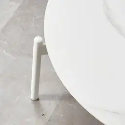 Lana White Round Outdoor Coffee Table 