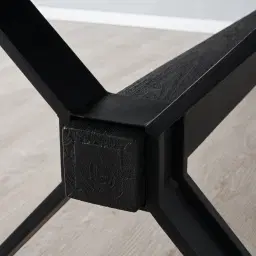 Ascot II Black Mango Wood Dining Table