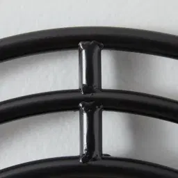 Hippodrome Black Oval Mirror 