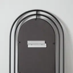 Hippodrome Black Oval Mirror 