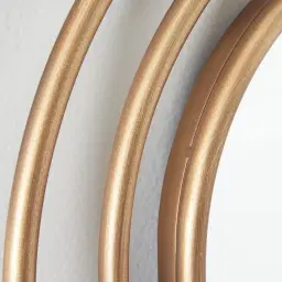 Hippodrome Antique Gold Oval Mirror 