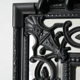 Perry Matte Black Rectangle Mirror 