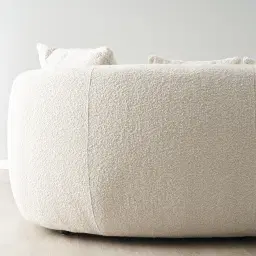 Everett Cream Boucle 2-Seater Sofa