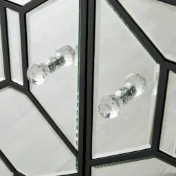 Madeleine Mirror Sideboard - Black Frame