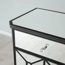 Madeleine Mirror Sideboard - Black Frame