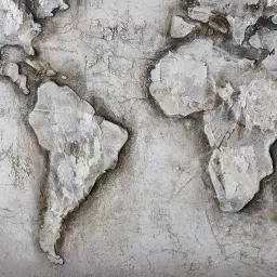World Map Painting