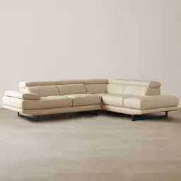 Aster Almond Cream Modular Right Chaise Lounge 