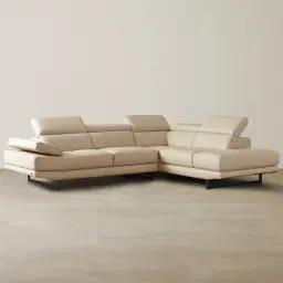 Aster Almond Cream Modular Right Chaise Lounge 