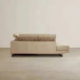 Aster Almond Cream Modular Left Chaise Lounge  