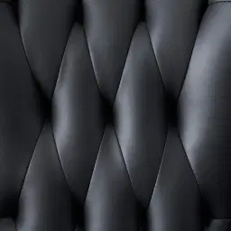 Henry Black Vegan Leather Dining Chair - Black Nickel Legs