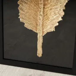 Marigold Black and Gold Paper Shadow Box 