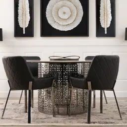 Marigold Silver and Black Paper Shadow Box 