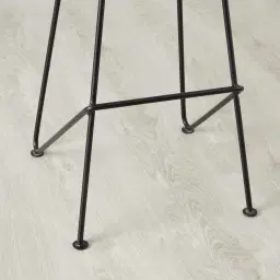 Samba Black Acacia Wood Bar Stool 