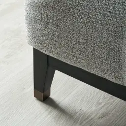 Astoria III Mid Grey Woven Fabric 3-Seater Sofa