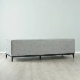 Astoria III Mid Grey Woven Fabric 3-Seater Sofa