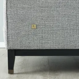 Astoria III Mid Grey Woven Fabric Chair 