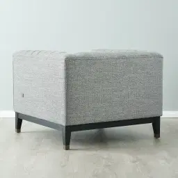 Astoria III Mid Grey Woven Fabric Chair 