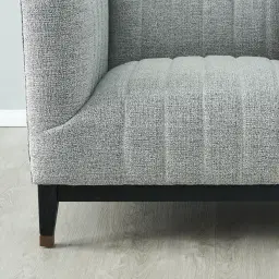 Astoria III Mid Grey Woven Fabric Chair 