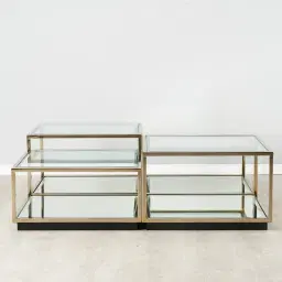 Cameron Champagne Gold Coffee Table