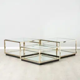 Cameron Champagne Gold Coffee Table