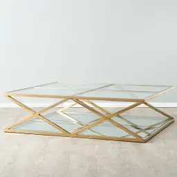 San Marco ll Champagne Gold Coffee Table