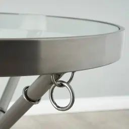 Sandringham Black Nickel Side Table