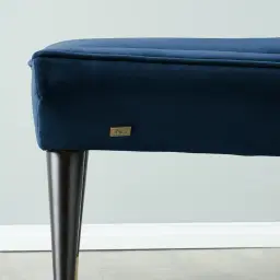 Tarrington Navy Blue Velvet Occasional Chair