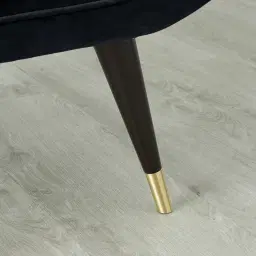 Tarrington Black Velvet Occasional Chair